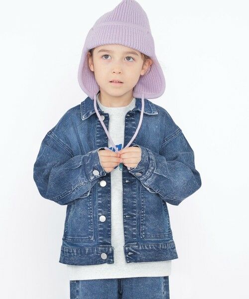 SHIPS / シップス その他アウター | SHIPS KIDS:100〜130cm / ジャージー ライク デニム ジャケット | 詳細16