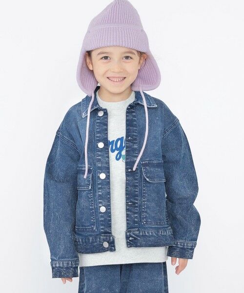 SHIPS / シップス その他アウター | SHIPS KIDS:100〜130cm / ジャージー ライク デニム ジャケット | 詳細17