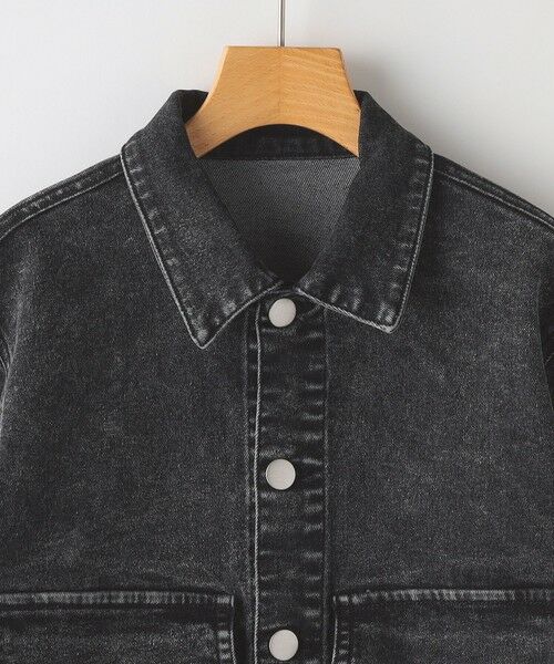 SHIPS / シップス その他アウター | SHIPS KIDS:140〜160cm / ジャージー ライク デニム ジャケット | 詳細9