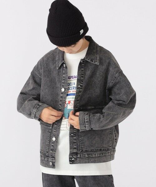 SHIPS / シップス その他アウター | SHIPS KIDS:140〜160cm / ジャージー ライク デニム ジャケット | 詳細2