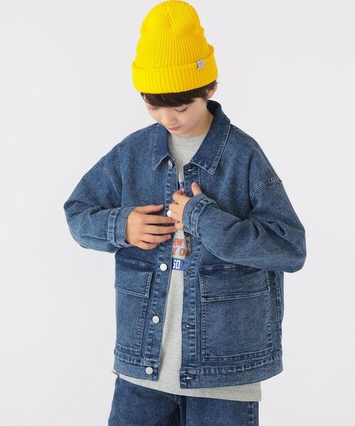 SHIPS / シップス その他アウター | SHIPS KIDS:140〜160cm / ジャージー ライク デニム ジャケット | 詳細18