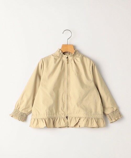 SHIPS / シップス その他アウター | SHIPS KIDS:100〜130cm / 〈撥水〉 フリル パーカー(ベージュ)