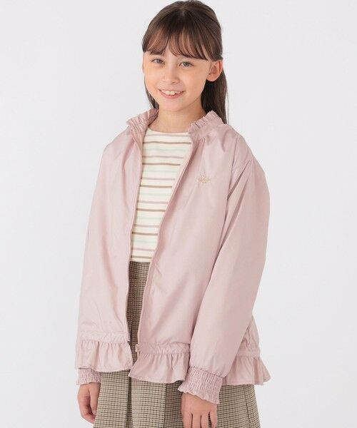 SHIPS / シップス その他アウター | SHIPS KIDS:140〜150cm / 〈撥水〉 フリル パーカー(ピンク)