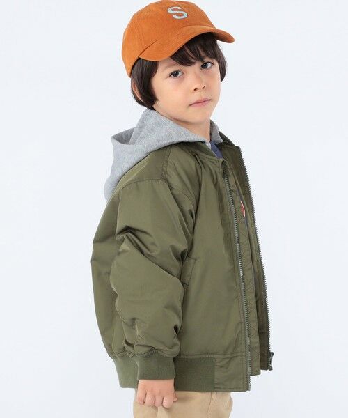 SHIPS / シップス その他アウター | SHIPS KIDS:100〜130cm / MA-1 キルティング フード ジャケット | 詳細8
