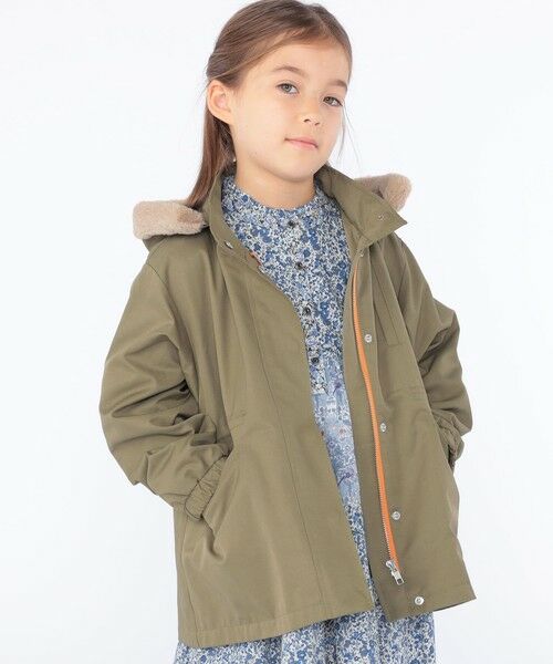 SHIPS / シップス その他アウター | SHIPS KIDS:100〜130cm /〈洗濯機可能〉ツイル モッズ コート | 詳細1