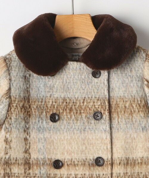 SHIPS / シップス その他アウター | SHIPS KIDS:100〜130cm / シャギー チェック コート | 詳細10