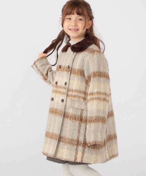 SHIPS / シップス その他アウター | SHIPS KIDS:100〜130cm / シャギー チェック コート | 詳細2