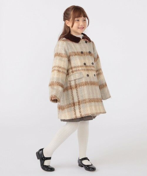 SHIPS / シップス その他アウター | SHIPS KIDS:100〜130cm / シャギー チェック コート | 詳細4