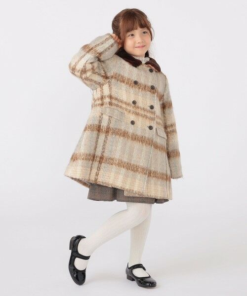 SHIPS / シップス その他アウター | SHIPS KIDS:100〜130cm / シャギー チェック コート | 詳細6