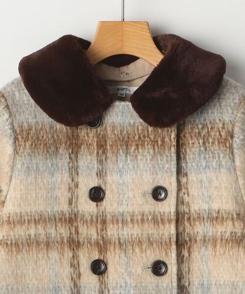 SHIPS / シップス その他アウター | SHIPS KIDS:140〜150cm / シャギー チェック コート | 詳細2