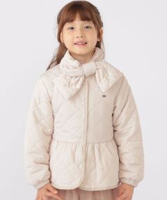 SHIPS / シップス その他アウター | SHIPS KIDS:100〜130cm /〈撥水/洗濯機可能〉キルト ペプラム ジャケット
