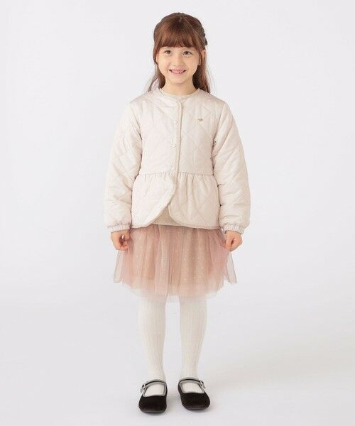 SHIPS / シップス その他アウター | SHIPS KIDS:100〜130cm /〈撥水/洗濯機可能〉キルト ペプラム ジャケット | 詳細10