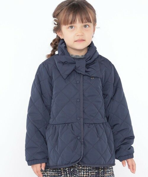 SHIPS / シップス その他アウター | SHIPS KIDS:100〜130cm /〈撥水/洗濯機可能〉キルト ペプラム ジャケット | 詳細25