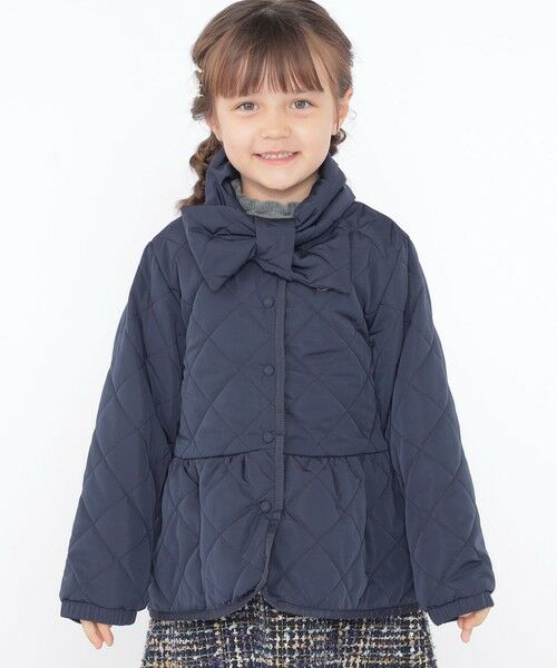 SHIPS / シップス その他アウター | SHIPS KIDS:100〜130cm /〈撥水/洗濯機可能〉キルト ペプラム ジャケット | 詳細27
