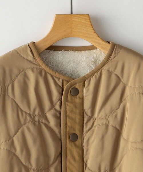 SHIPS / シップス その他アウター | SHIPS KIDS:80〜90cm / 〈手洗い可能〉ボア×キルティング リバーシブル ブルゾン | 詳細1