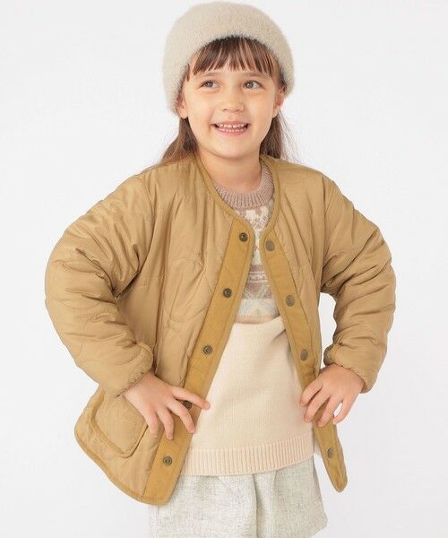 SHIPS / シップス その他アウター | SHIPS KIDS:100〜130cm /〈手洗い可能〉ボア×キルティング リバーシブル ブルゾン | 詳細1