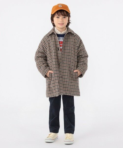 SHIPS / シップス その他アウター | SHIPS KIDS:100〜130cm / ガンクラブチェック ステンカラー コート | 詳細6