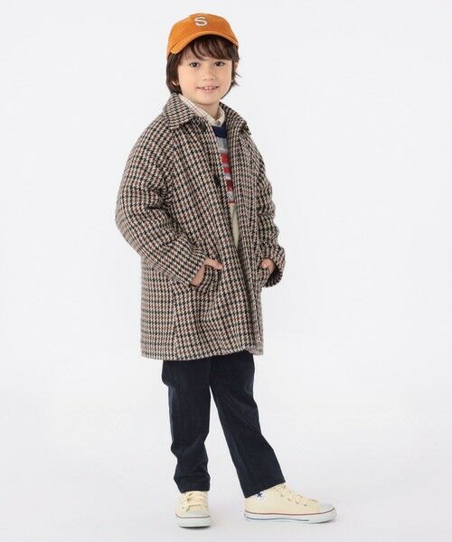 SHIPS / シップス その他アウター | SHIPS KIDS:100〜130cm / ガンクラブチェック ステンカラー コート | 詳細8