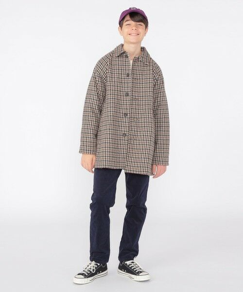 SHIPS / シップス その他アウター | SHIPS KIDS:145〜160cm / ガンクラブチェック ステンカラー コート | 詳細7