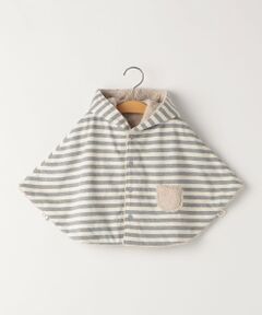 SHIPS / シップス ポンチョ | SHIPS KIDS:ベビー ボーダー リバーシブル ポンチョ