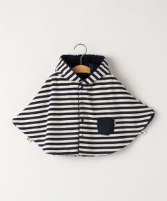 SHIPS / シップス ポンチョ | SHIPS KIDS:ベビー ボーダー リバーシブル ポンチョ