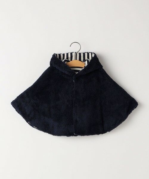 SHIPS / シップス ポンチョ | SHIPS KIDS:ベビー ボーダー リバーシブル ポンチョ | 詳細3