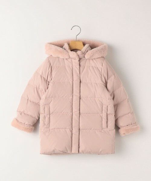 SHIPS / シップス ダウンジャケット・ベスト | SHIPS KIDS:100〜130cm /〈撥水/手洗い可能〉ミディアム丈 リサイクル ダウン フーディー | 詳細11