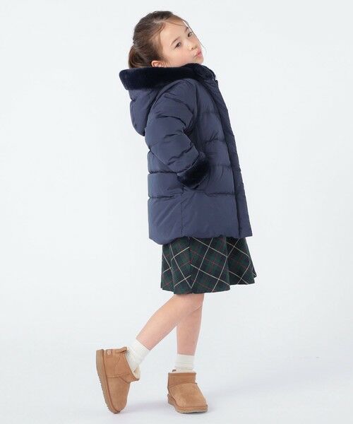 SHIPS / シップス ダウンジャケット・ベスト | SHIPS KIDS:100〜130cm /〈撥水/手洗い可能〉ミディアム丈 リサイクル ダウン フーディー | 詳細27