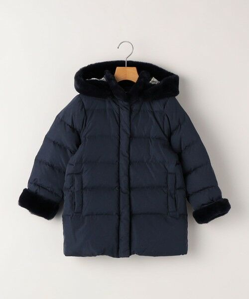 SHIPS / シップス ダウンジャケット・ベスト | SHIPS KIDS:100〜130cm /〈撥水/手洗い可能〉ミディアム丈 リサイクル ダウン フーディー | 詳細30