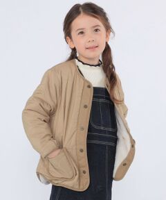 SHIPS / シップス ブルゾン | SHIPS KIDS:100〜130cm/〈洗濯機可能〉ボア×キルティング リバーシブル ブルゾン
