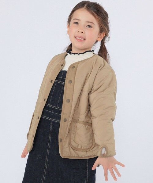 SHIPS / シップス ブルゾン | SHIPS KIDS:100〜130cm/〈洗濯機可能〉ボア×キルティング リバーシブル ブルゾン | 詳細1