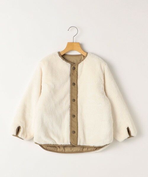 SHIPS / シップス ブルゾン | SHIPS KIDS:100〜130cm/〈洗濯機可能〉ボア×キルティング リバーシブル ブルゾン | 詳細15