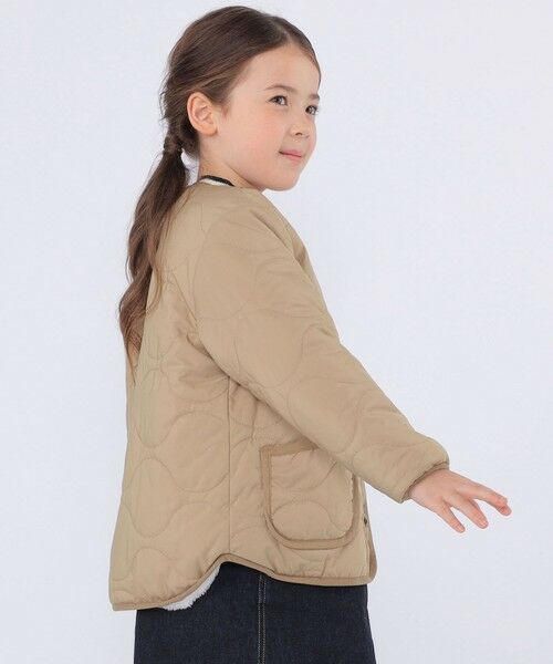 SHIPS / シップス ブルゾン | SHIPS KIDS:100〜130cm/〈洗濯機可能〉ボア×キルティング リバーシブル ブルゾン | 詳細3