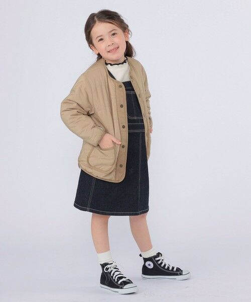 SHIPS / シップス ブルゾン | SHIPS KIDS:100〜130cm/〈洗濯機可能〉ボア×キルティング リバーシブル ブルゾン | 詳細8