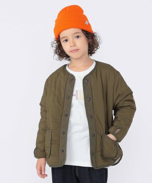 SHIPS / シップス ブルゾン | SHIPS KIDS:100〜130cm/〈洗濯機可能〉ボア×キルティング リバーシブル ブルゾン | 詳細20