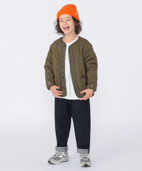 SHIPS / シップス ブルゾン | SHIPS KIDS:100〜130cm/〈洗濯機可能〉ボア×キルティング リバーシブル ブルゾン | 詳細25