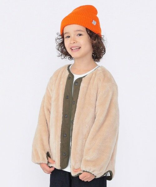 SHIPS / シップス ブルゾン | SHIPS KIDS:100〜130cm/〈洗濯機可能〉ボア×キルティング リバーシブル ブルゾン | 詳細27