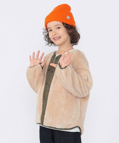 SHIPS / シップス ブルゾン | SHIPS KIDS:100〜130cm/〈洗濯機可能〉ボア×キルティング リバーシブル ブルゾン | 詳細28