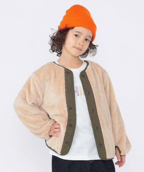 SHIPS / シップス ブルゾン | SHIPS KIDS:100〜130cm/〈洗濯機可能〉ボア×キルティング リバーシブル ブルゾン | 詳細29