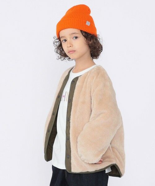 SHIPS / シップス ブルゾン | SHIPS KIDS:100〜130cm/〈洗濯機可能〉ボア×キルティング リバーシブル ブルゾン | 詳細30
