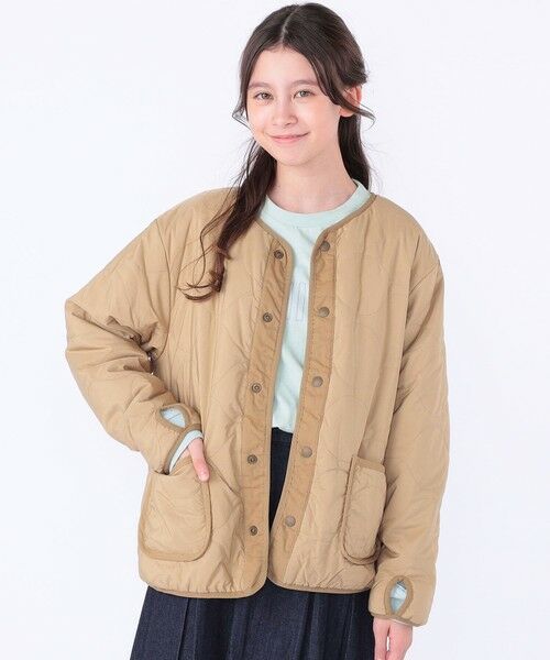 SHIPS / シップス ブルゾン | SHIPS KIDS:140〜160cm/〈洗濯機可能〉ボア×キルティング リバーシブル ブルゾン | 詳細1