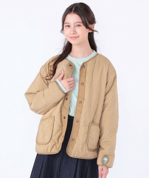 SHIPS / シップス ブルゾン | SHIPS KIDS:140〜160cm/〈洗濯機可能〉ボア×キルティング リバーシブル ブルゾン | 詳細2