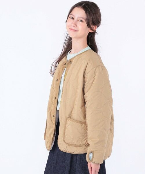 SHIPS / シップス ブルゾン | SHIPS KIDS:140〜160cm/〈洗濯機可能〉ボア×キルティング リバーシブル ブルゾン | 詳細3