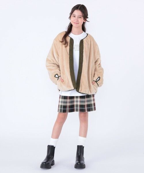 SHIPS / シップス ブルゾン | SHIPS KIDS:140〜160cm/〈洗濯機可能〉ボア×キルティング リバーシブル ブルゾン | 詳細20