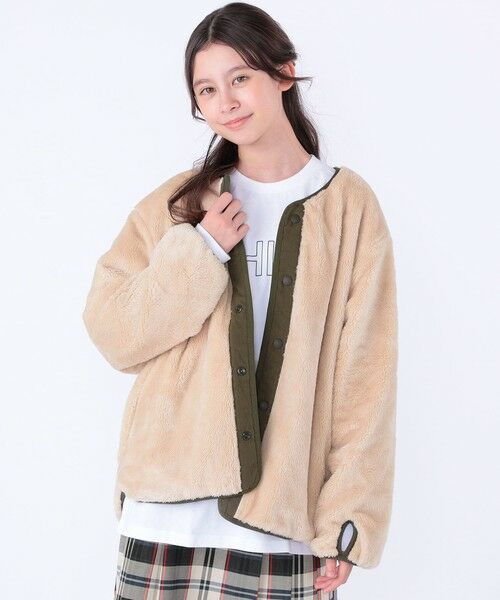 SHIPS / シップス ブルゾン | SHIPS KIDS:140〜160cm/〈洗濯機可能〉ボア×キルティング リバーシブル ブルゾン | 詳細16