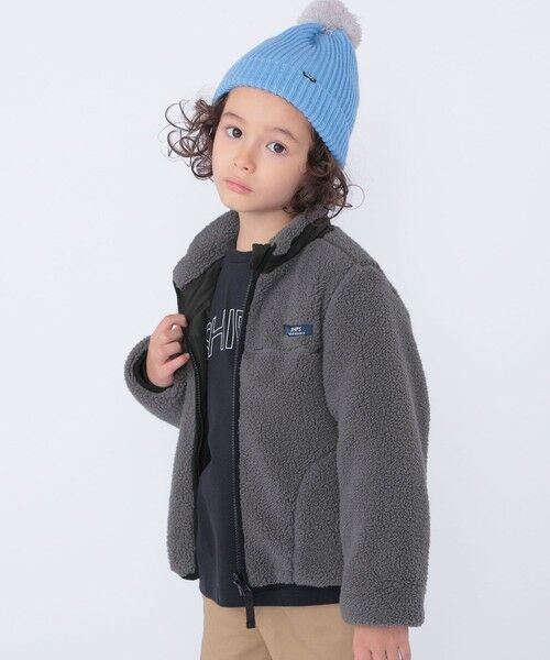 SHIPS / シップス ブルゾン | SHIPS KIDS:100〜130cm/〈洗濯機可能〉ボア リバーシブル ジャケット | 詳細3