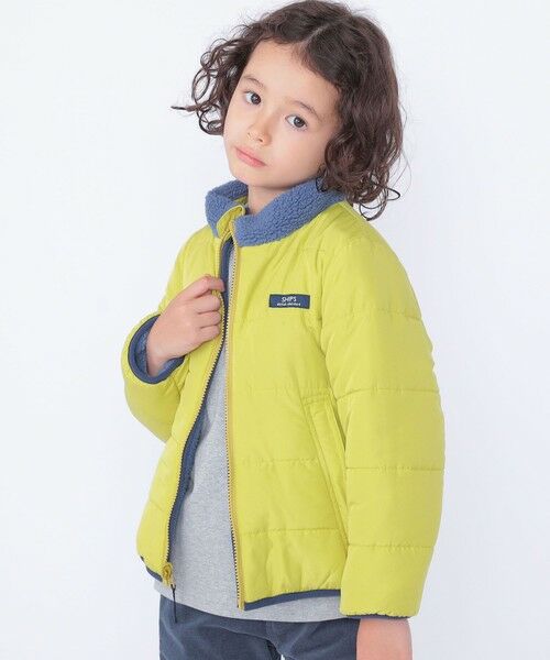 SHIPS / シップス ブルゾン | SHIPS KIDS:100〜130cm/〈洗濯機可能〉ボア リバーシブル ジャケット | 詳細15
