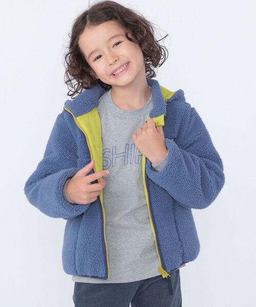 SHIPS / シップス ブルゾン | SHIPS KIDS:100〜130cm/〈洗濯機可能〉ボア リバーシブル ジャケット | 詳細12