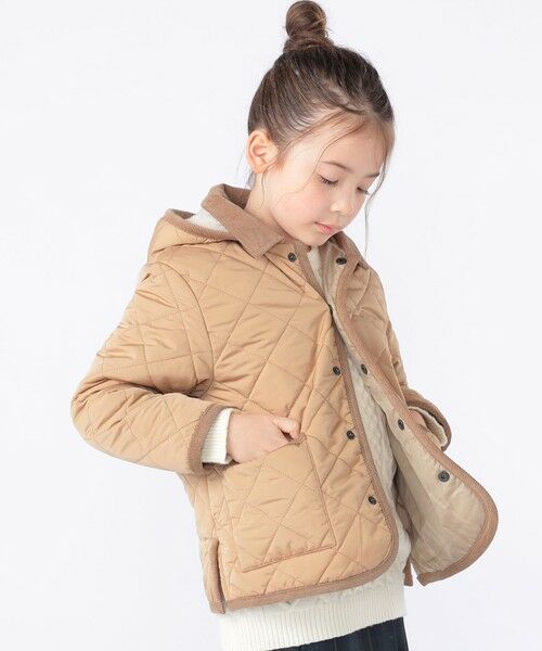 SHIPS / シップス ブルゾン | SHIPS KIDS:100〜130m /〈手洗い可能〉キルト フード ジャケット | 詳細1