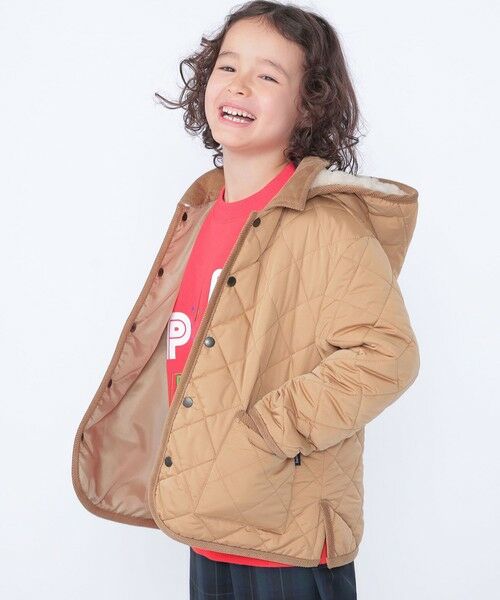 SHIPS / シップス ブルゾン | SHIPS KIDS:100〜130m /〈手洗い可能〉キルト フード ジャケット | 詳細10